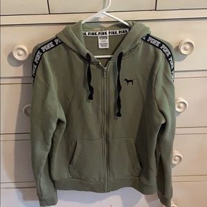 PINK zip up sweatshirt